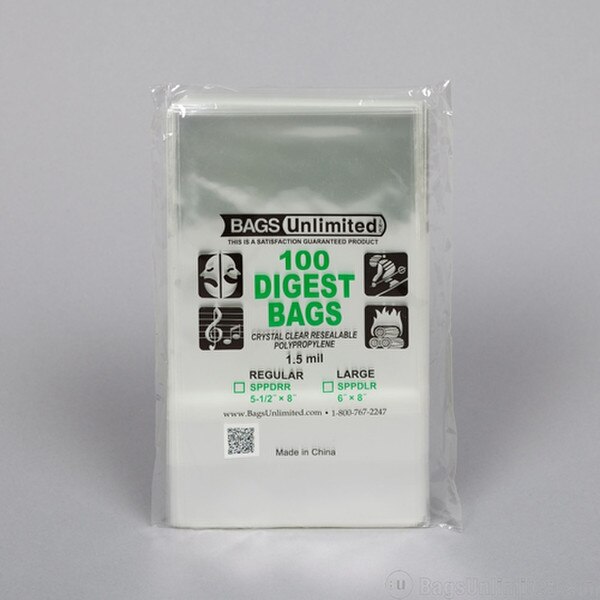 Clear Poly Sleeve for Reader's Dige